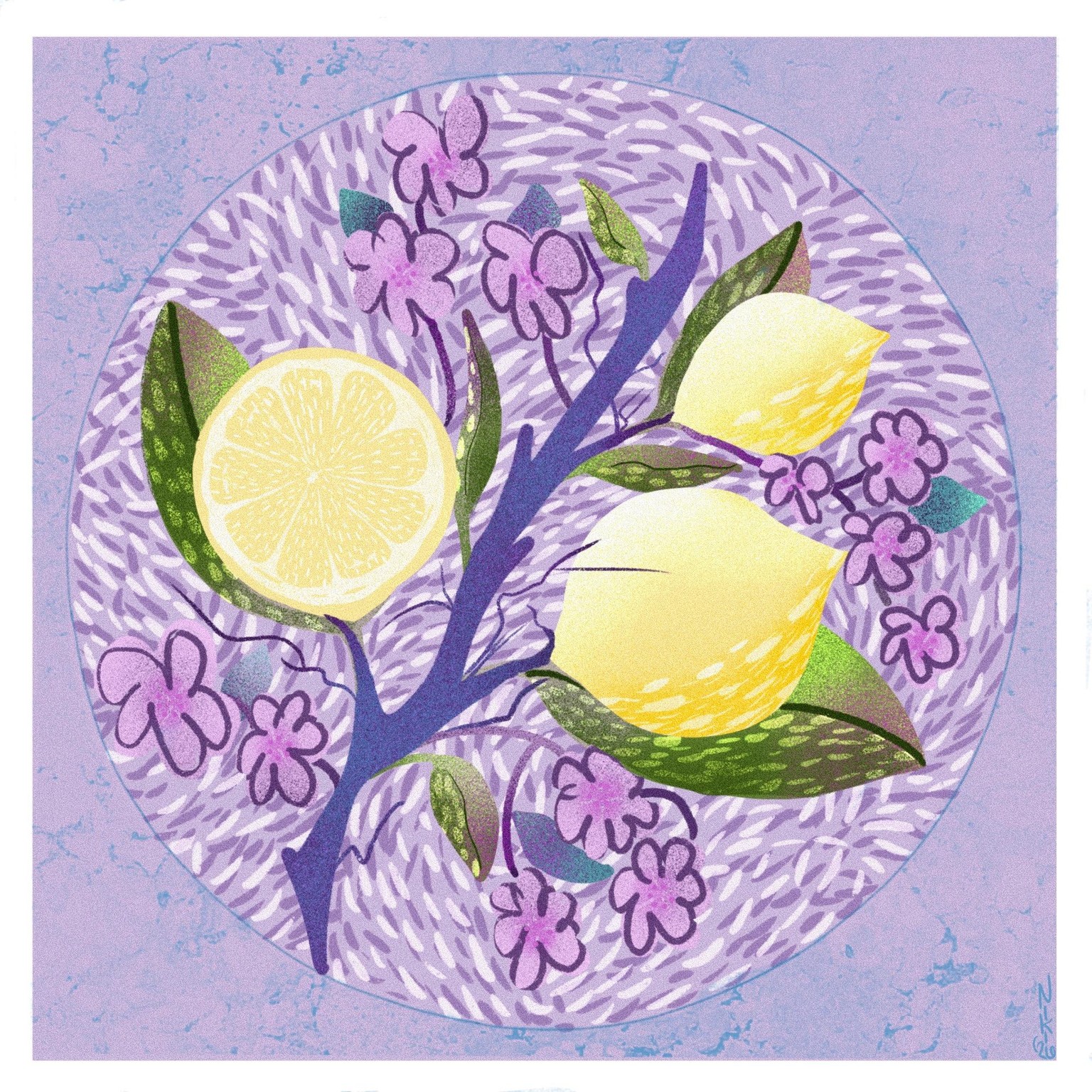 Fun, playful lemons and foliage - image 1 - student project