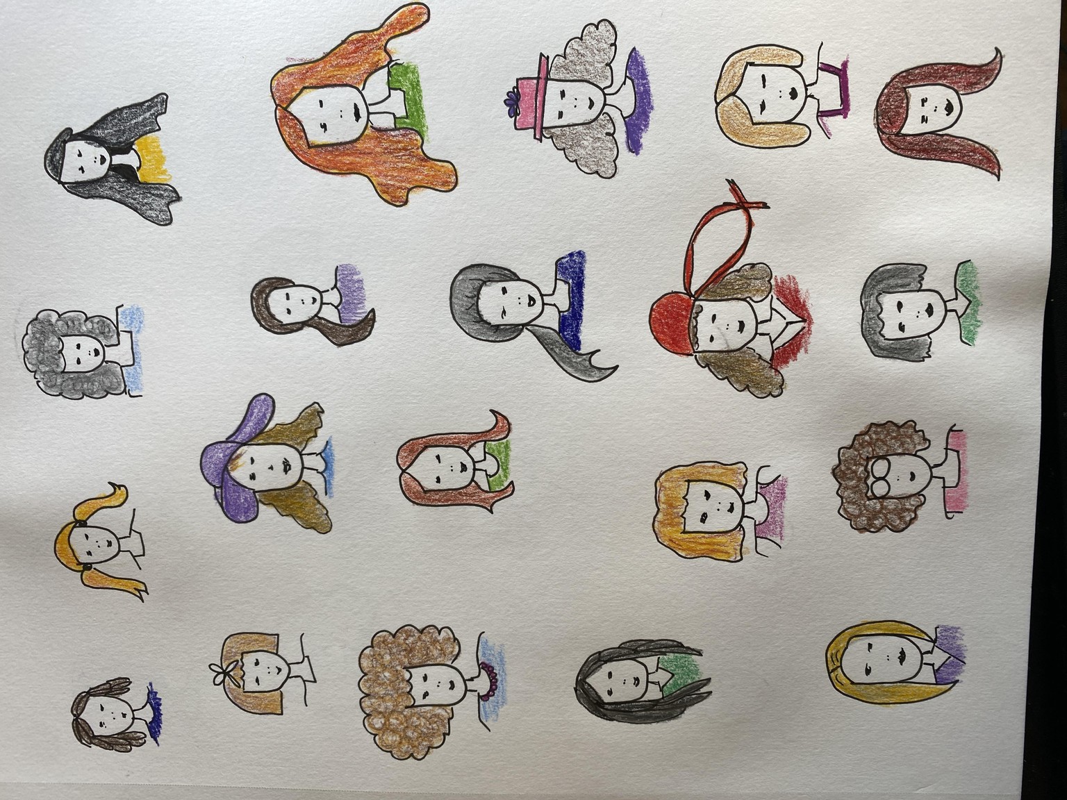 100 face doodles - image 3 - student project