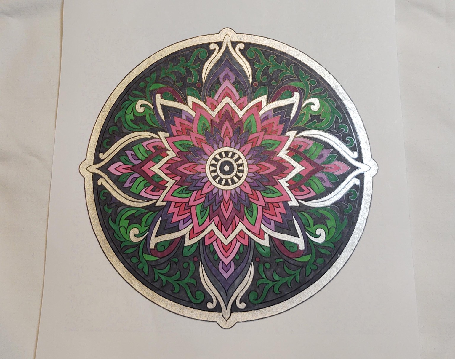 Colored Mandala - image 3 - student project