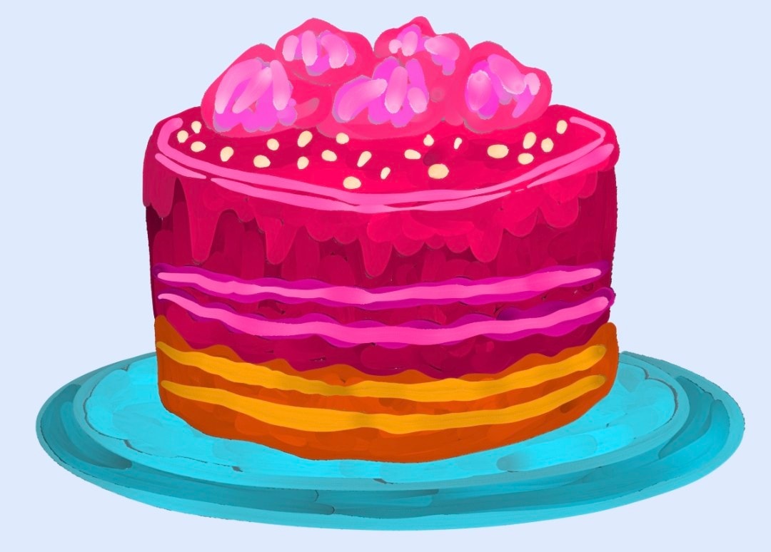Strawberry cake - image 1 - student project