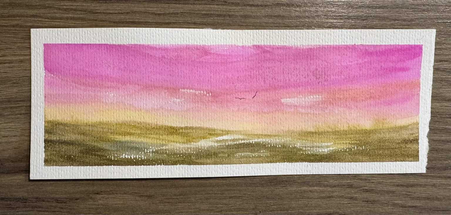 Colorful Watercolor Skies - image 2 - student project