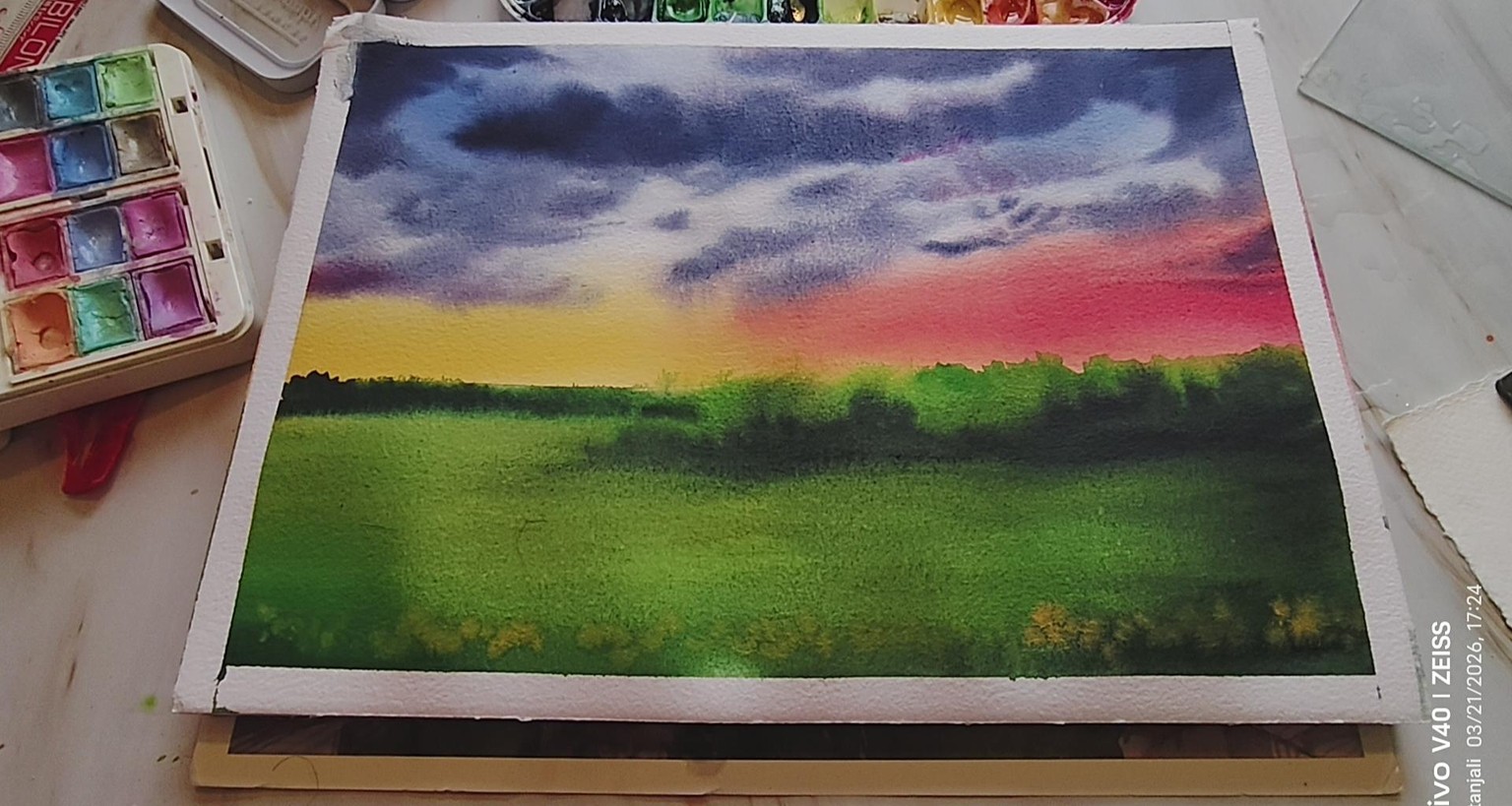 Spring landscape - image 2 - student project