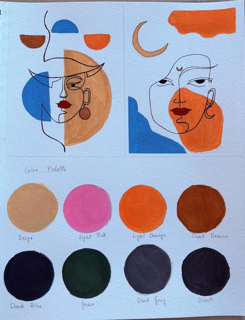 Boho Style Painting with Rutvik - image 2 - student project