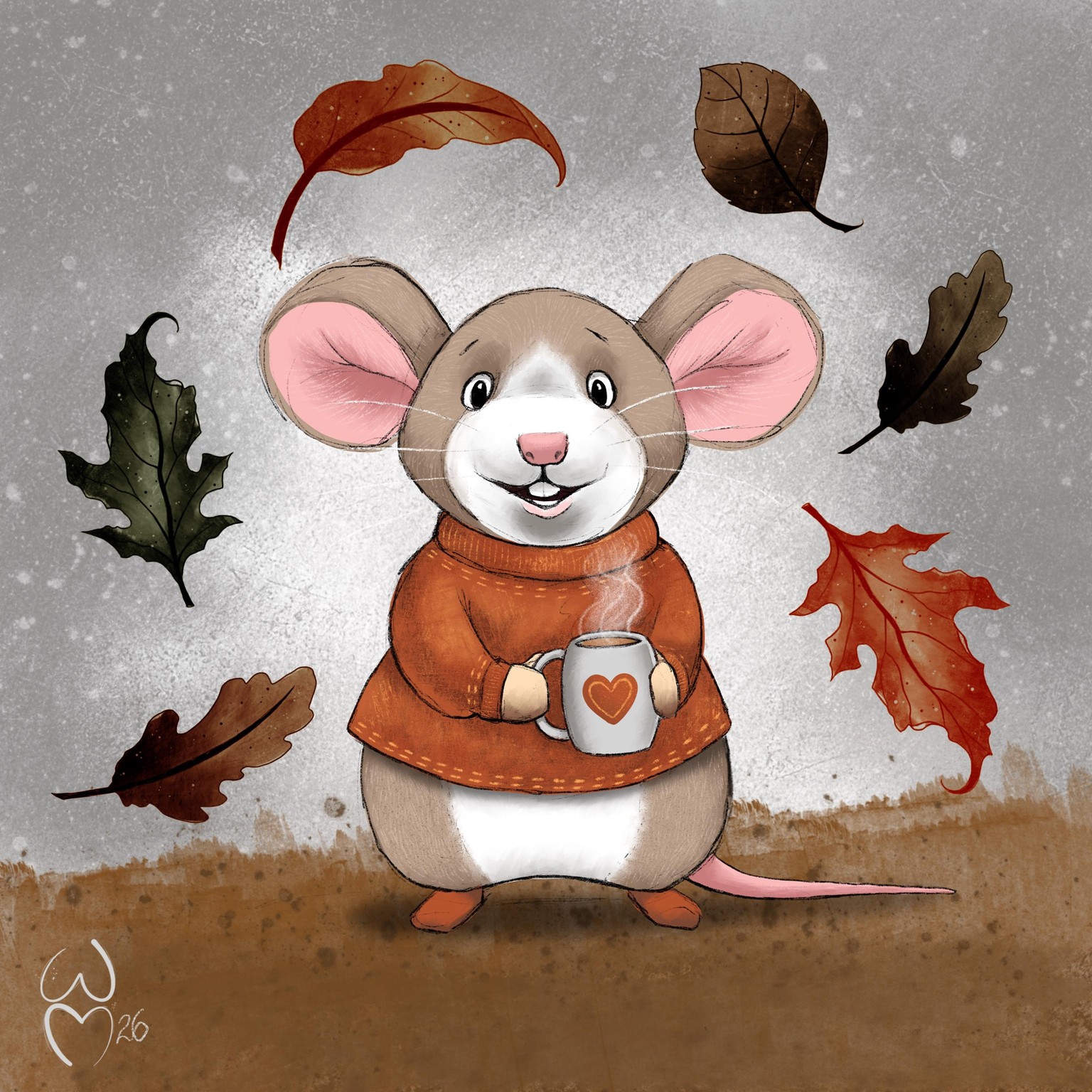 Little autumn mouse - image 1 - student project