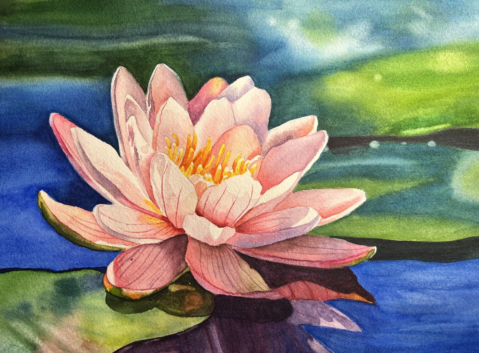 My 1st Skillshare - Water Lily - image 1 - student project