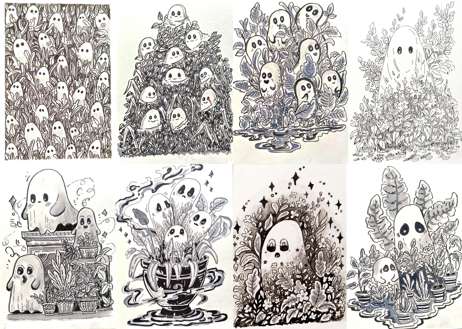 Monochrome Ghosts - image 2 - student project