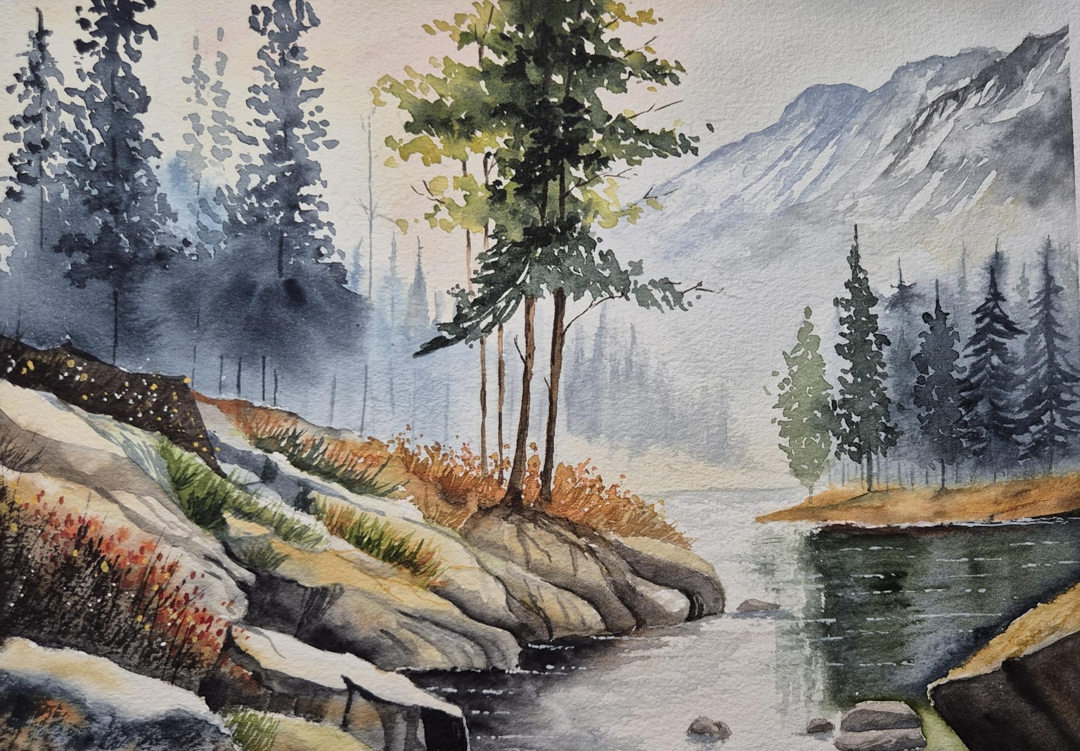 Flusslandschaft - image 1 - student project