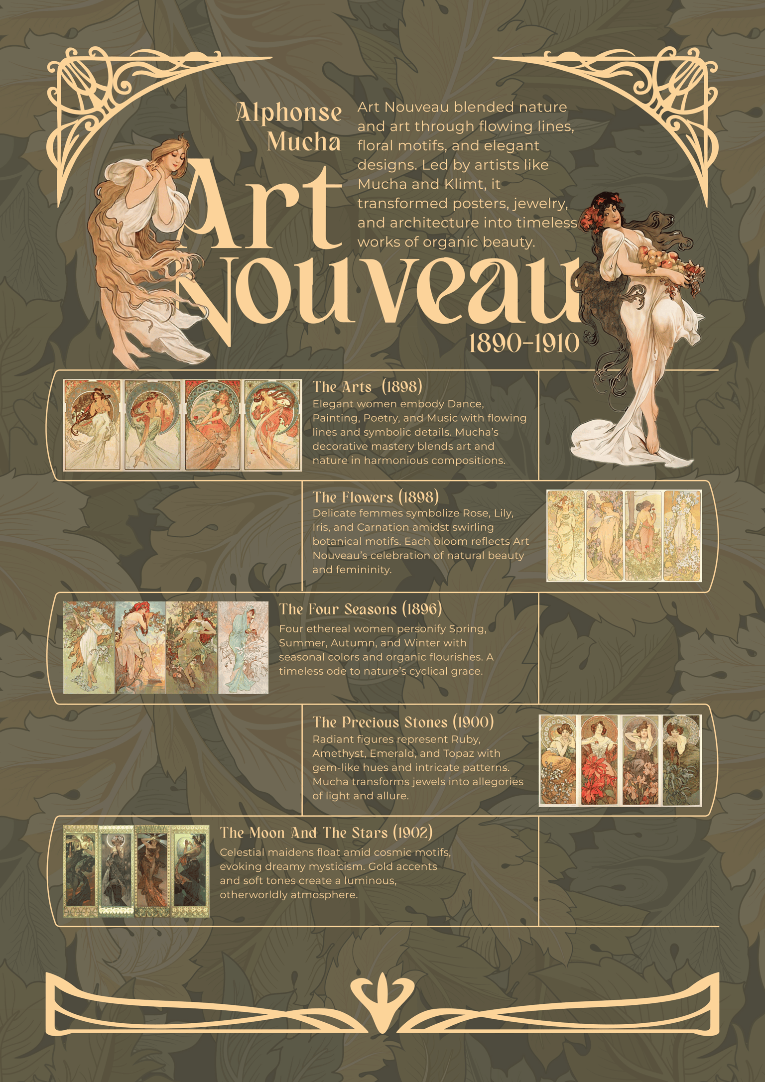 Art Nouveau Poster - image 1 - student project