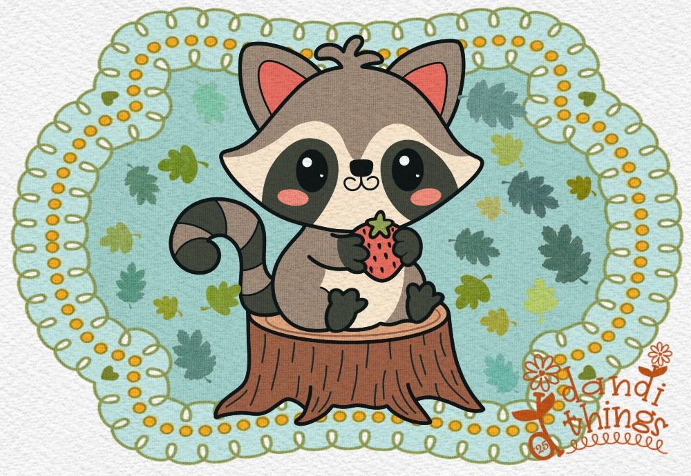 Rustic Raccoon's Ruby Red Reward - image 1 - student project