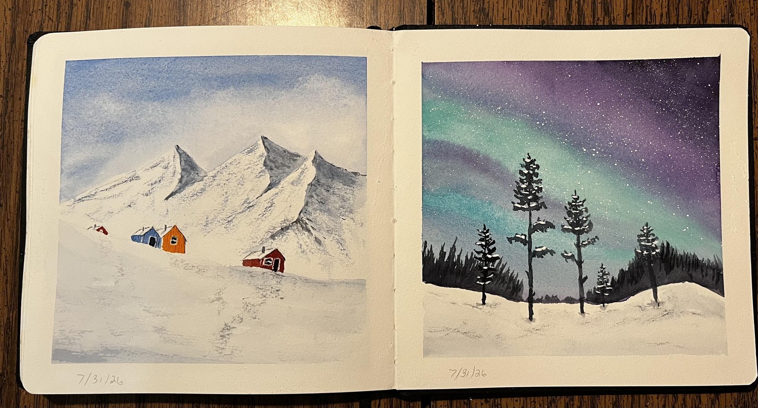 Seasons in watercolor - image 12 - student project