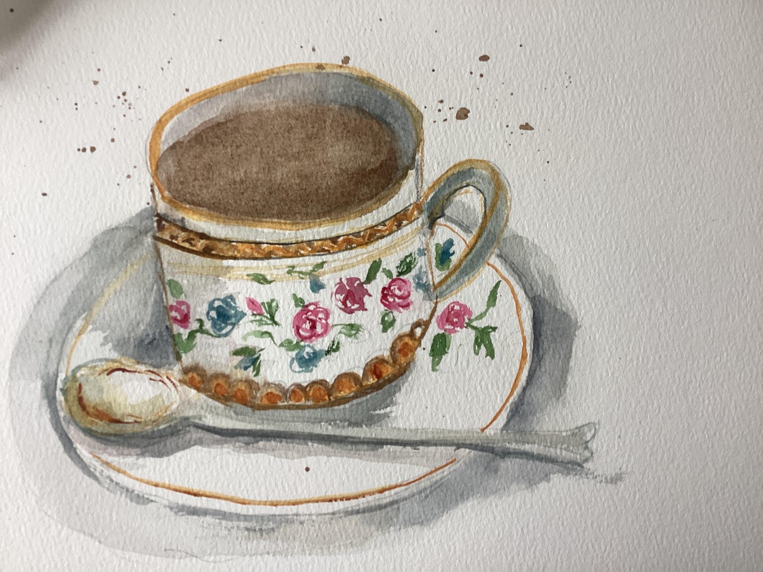 Coffee cups, a Barbara luell tutorial - image 1 - student project