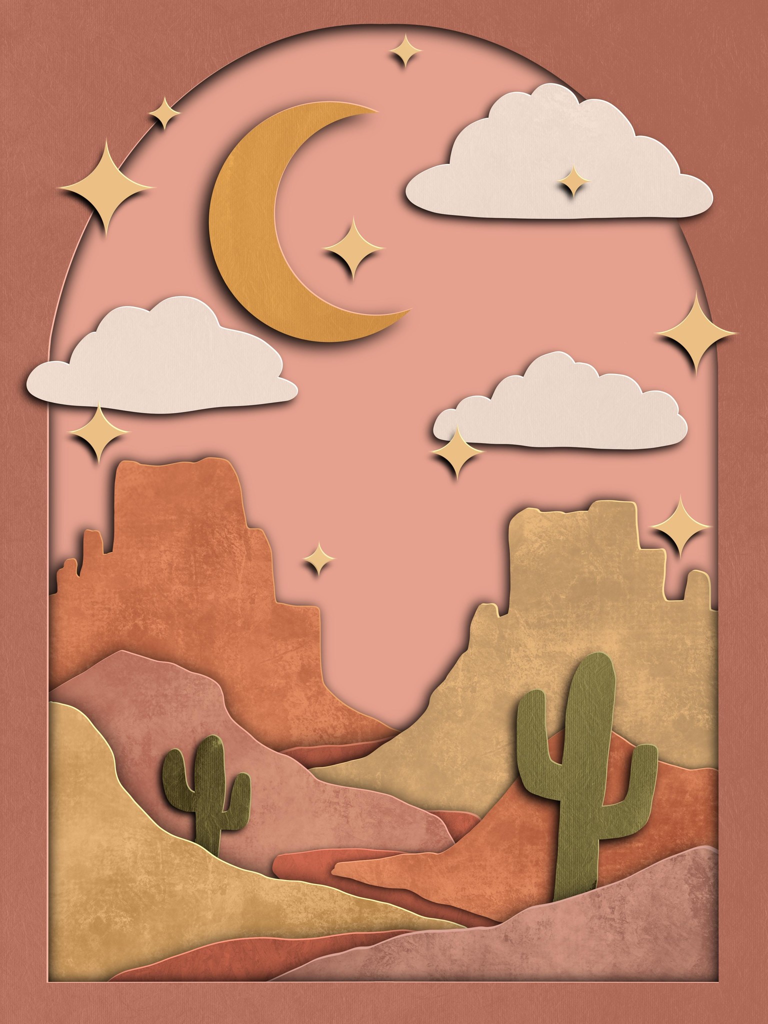 Colorful Western Scene - image 2 - student project