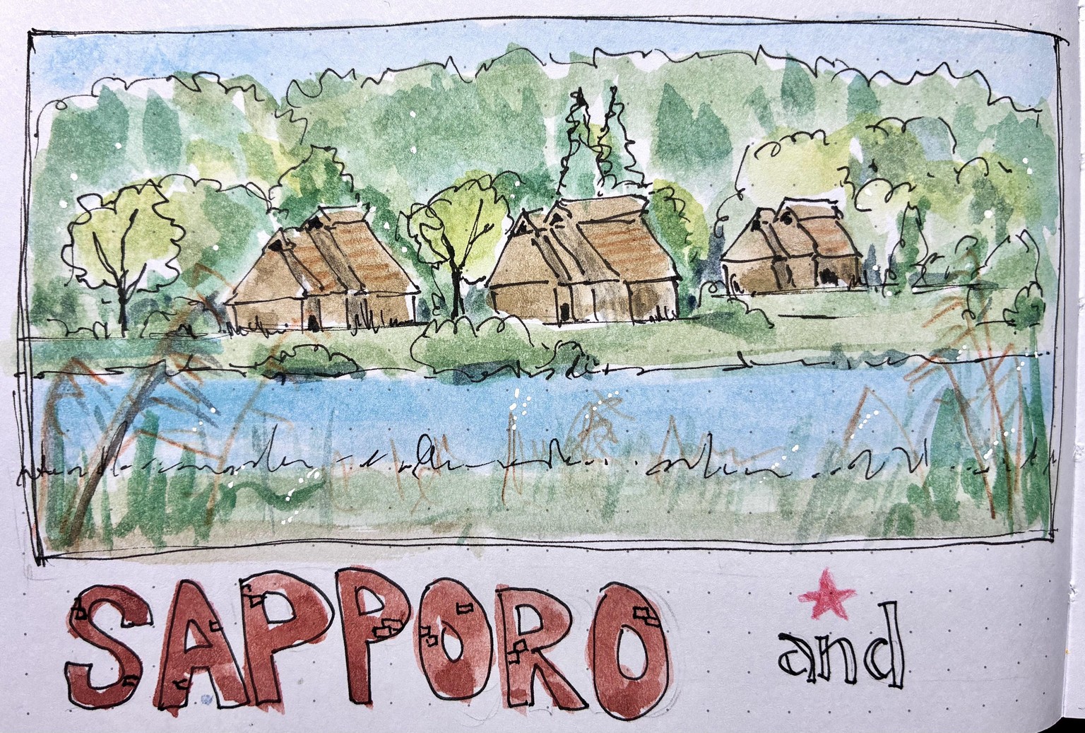 Travel Sketching - image 2 - student project