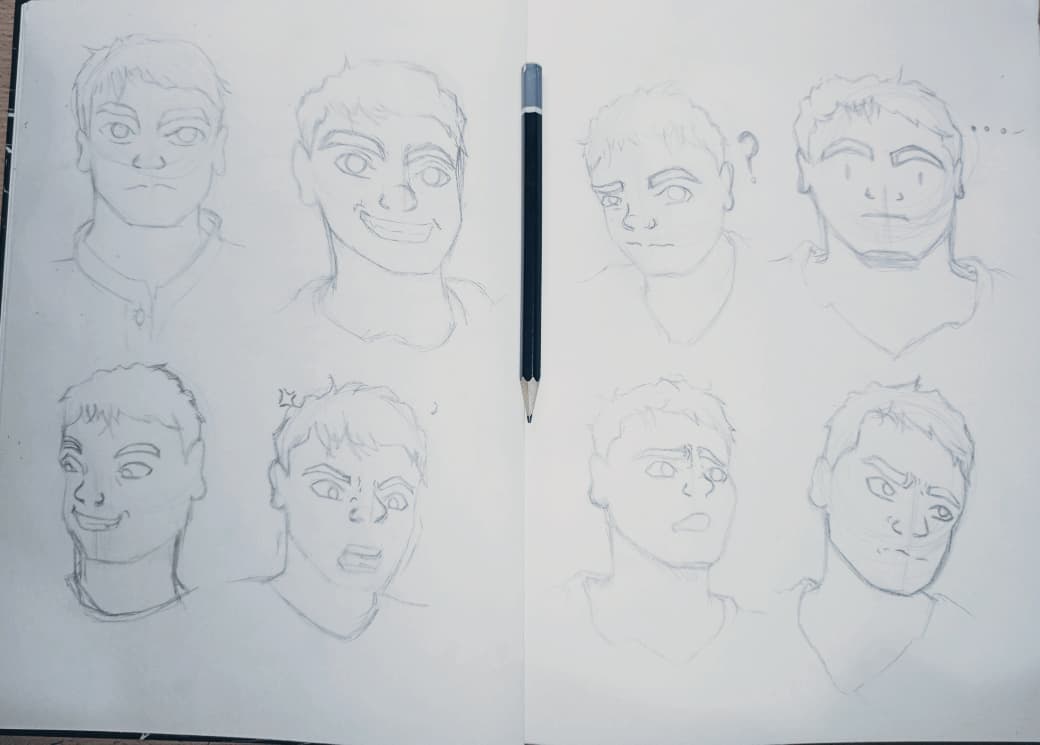 Expressions sheet 1 attempt - image 1 - student project
