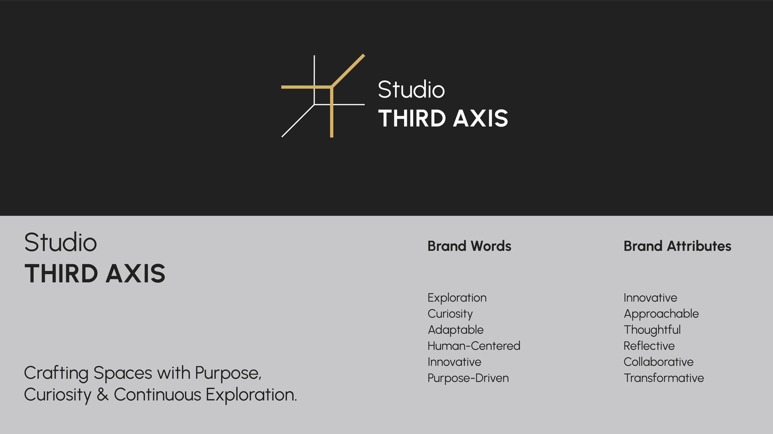 Studio Third Axis Branding - image 3 - student project