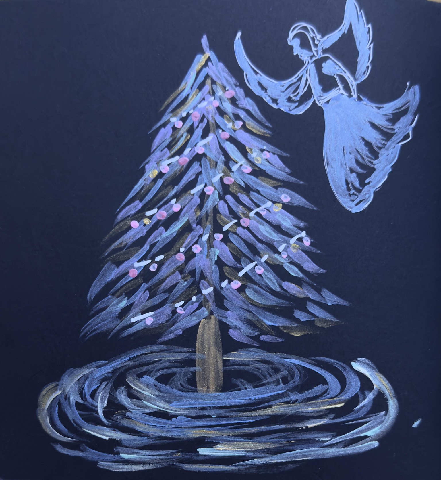 Shimmery holiday cards - image 3 - student project