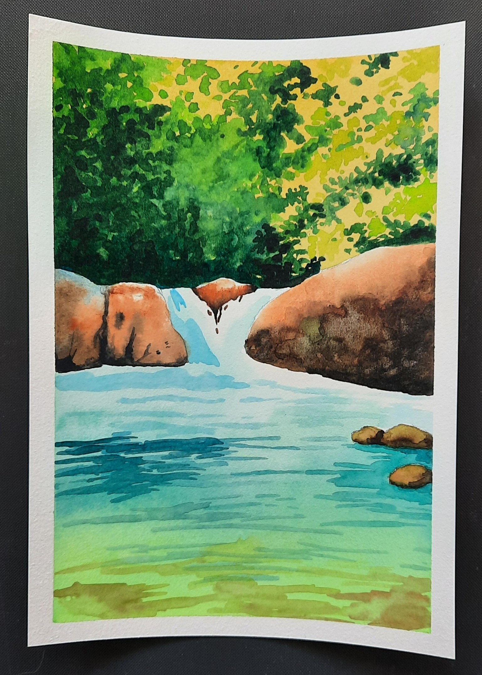 Calm Waterfall - image 1 - student project