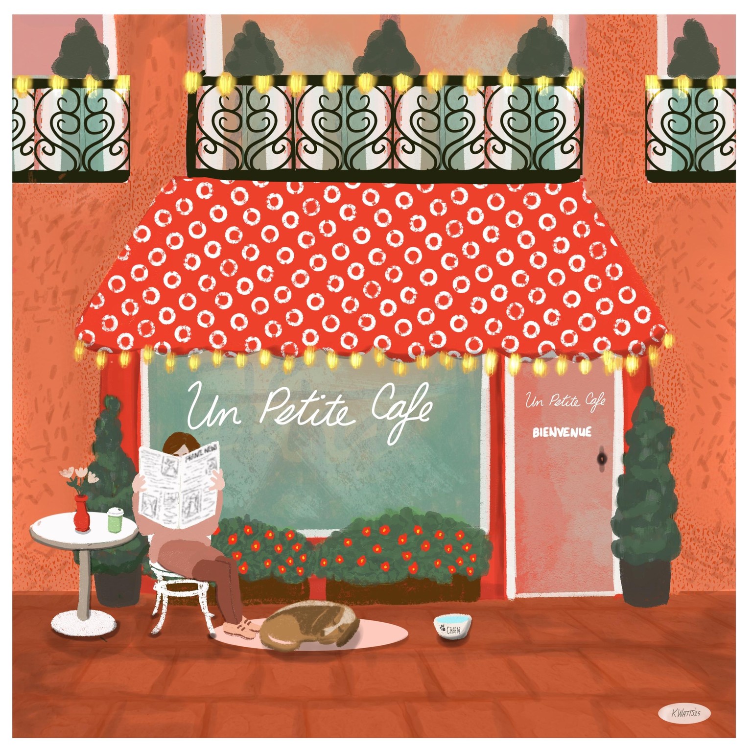 Un Petit Cafe - image 1 - student project