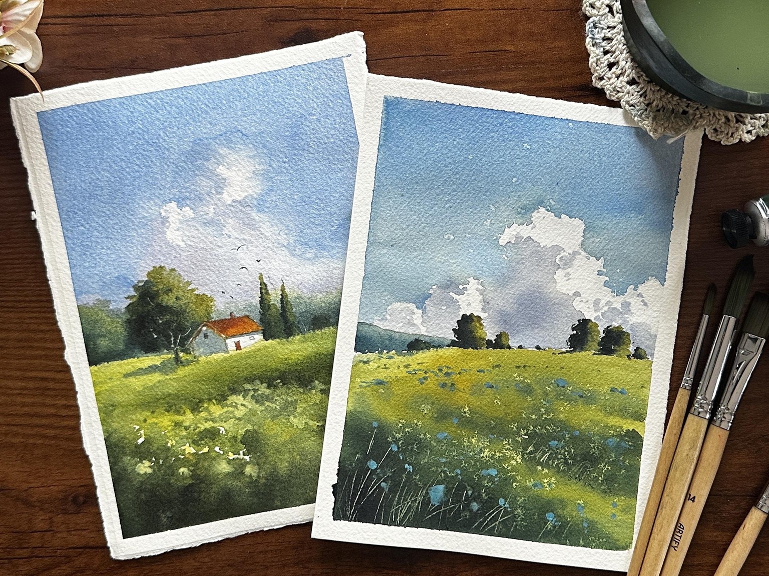 Spring landscapes - image 1 - student project