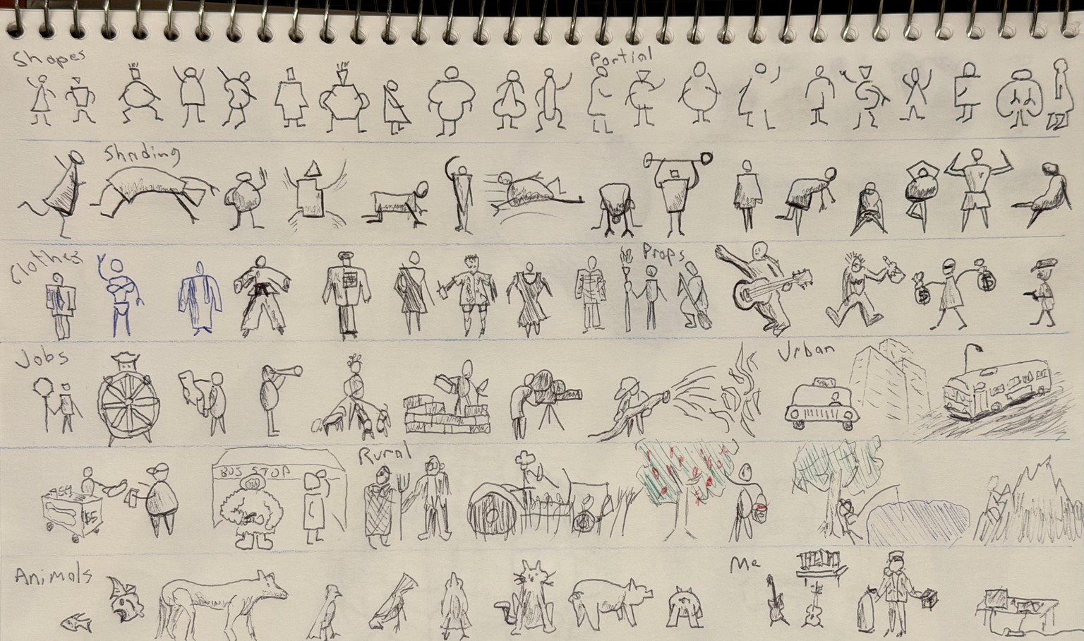 Doodling People - image 1 - student project