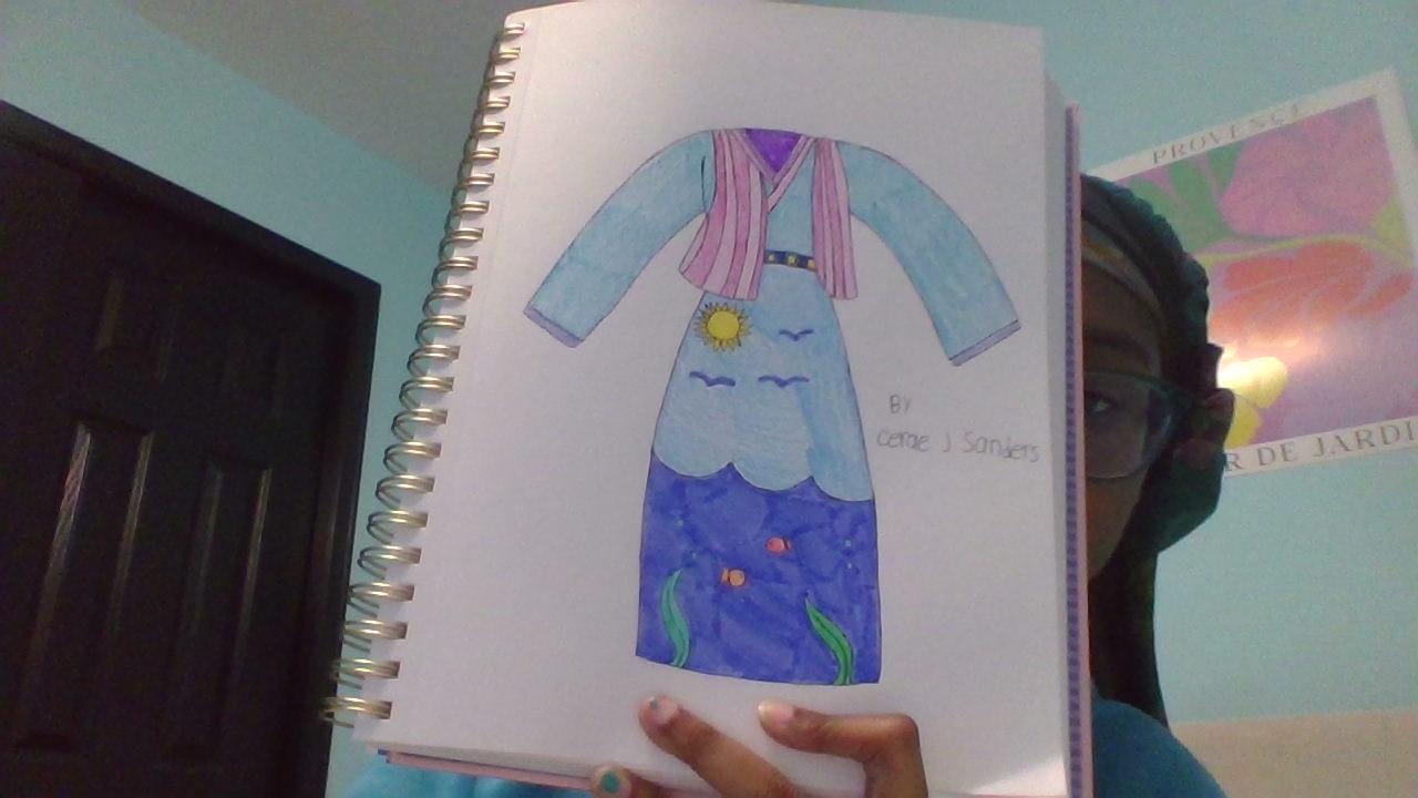 My Seaside Kimono Dress - image 1 - student project
