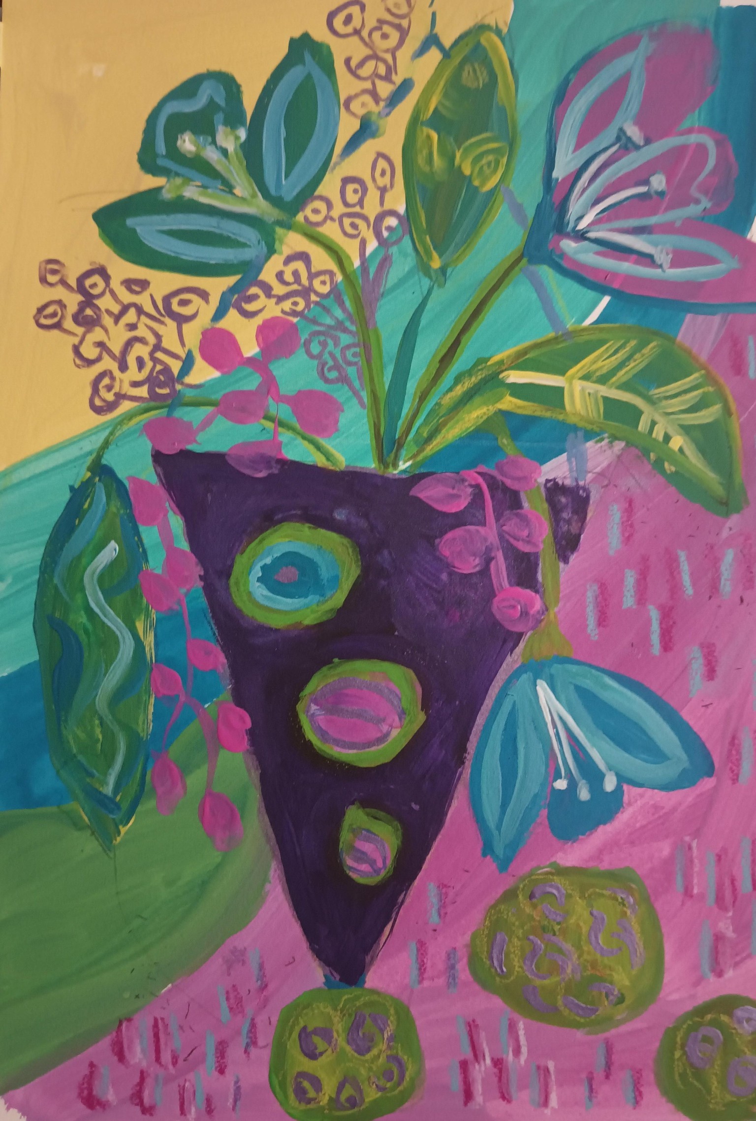 Fun flower shapes - image 2 - student project