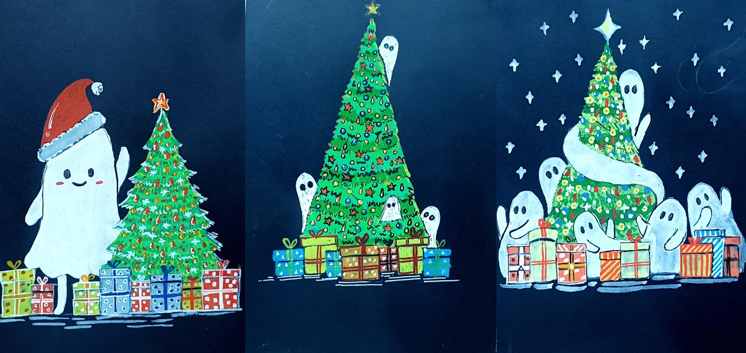 Christmas ghost - image 1 - student project