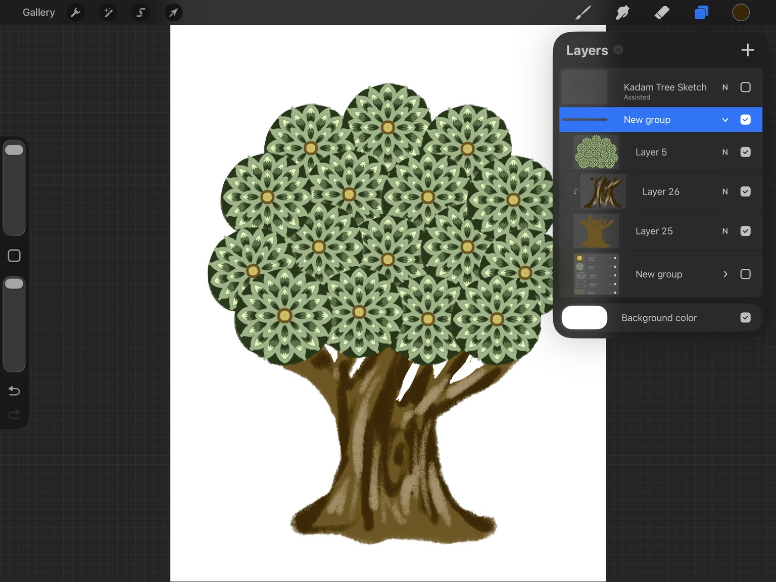 Tree of fortune -Pichwai art - image 7 - student project