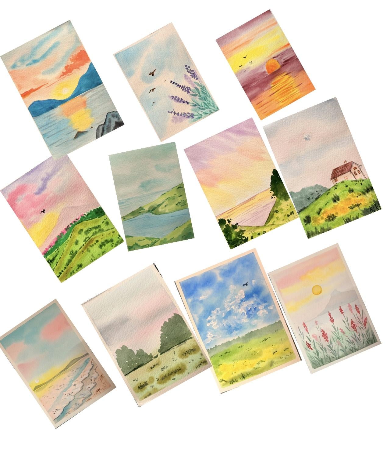 Nature in water colour - image 1 - student project
