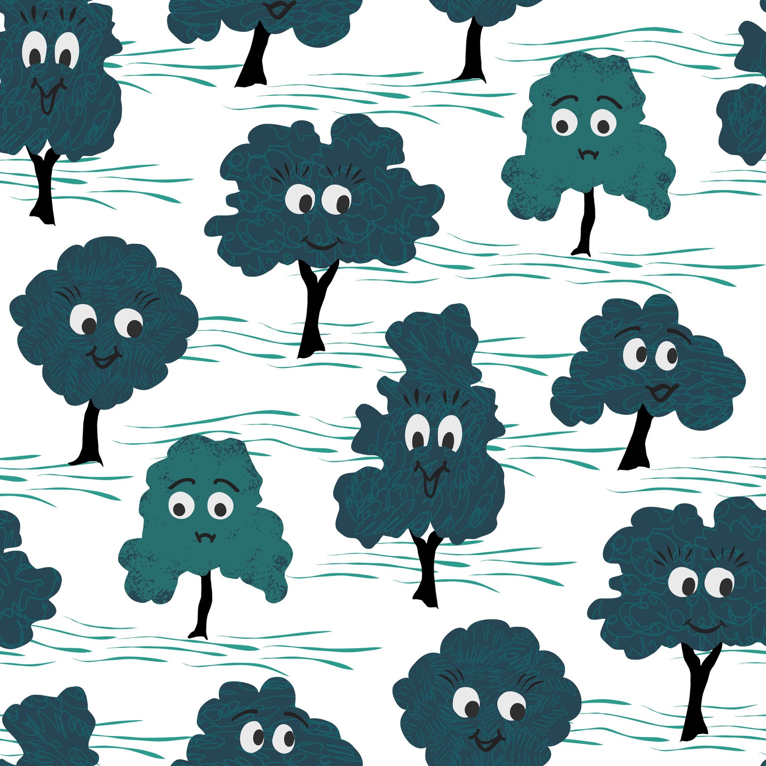 Trees with textures - image 1 - student project