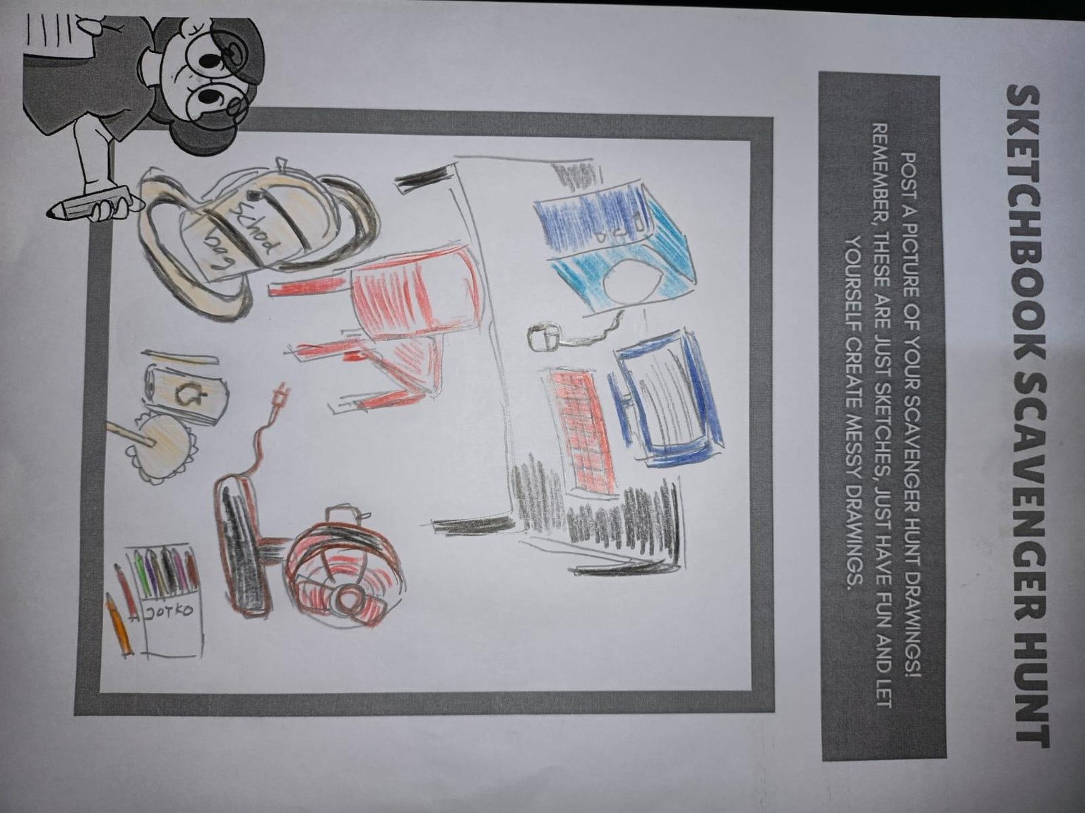 5 Days of Sketching: Habit & Experimentation Challenge - image 2 - student project