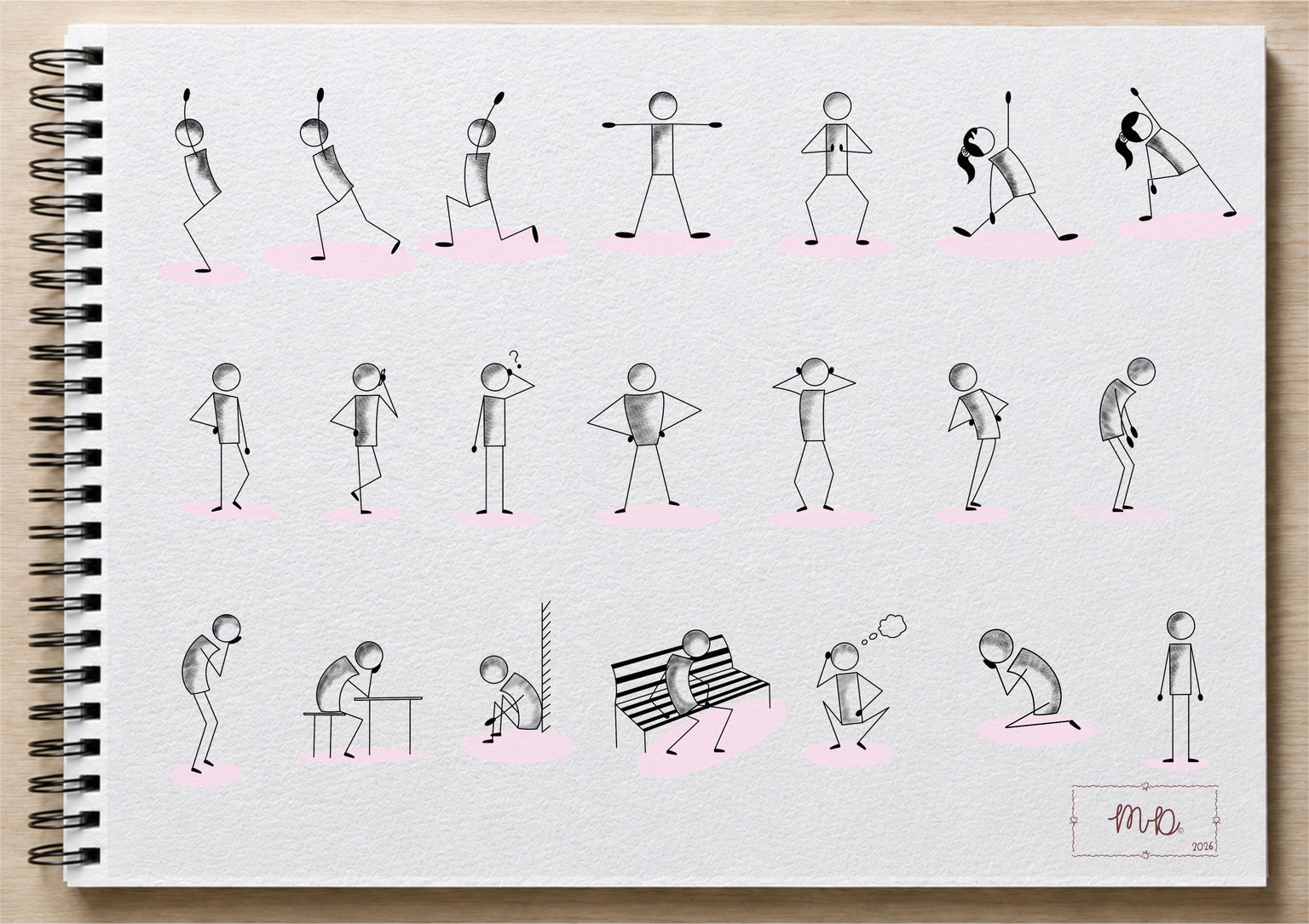 Expressive Stick Figures - image 2 - student project