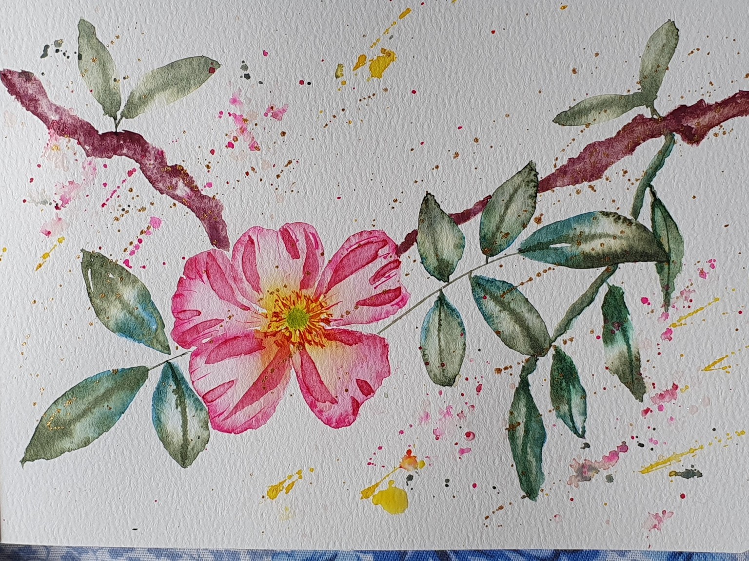 Watercolour Flower - image 1 - student project