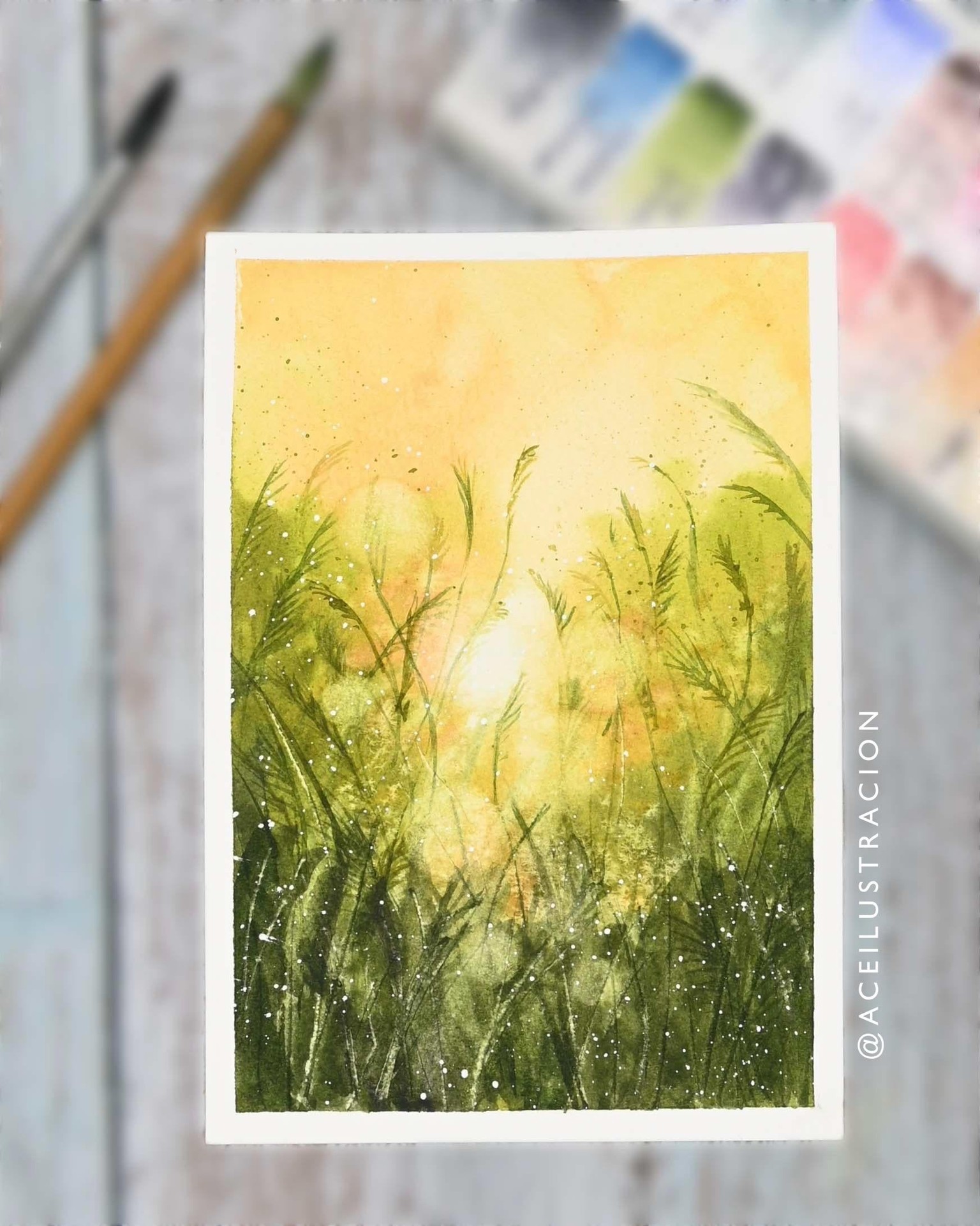 Spring Landscapes in Watercolor - image 3 - student project
