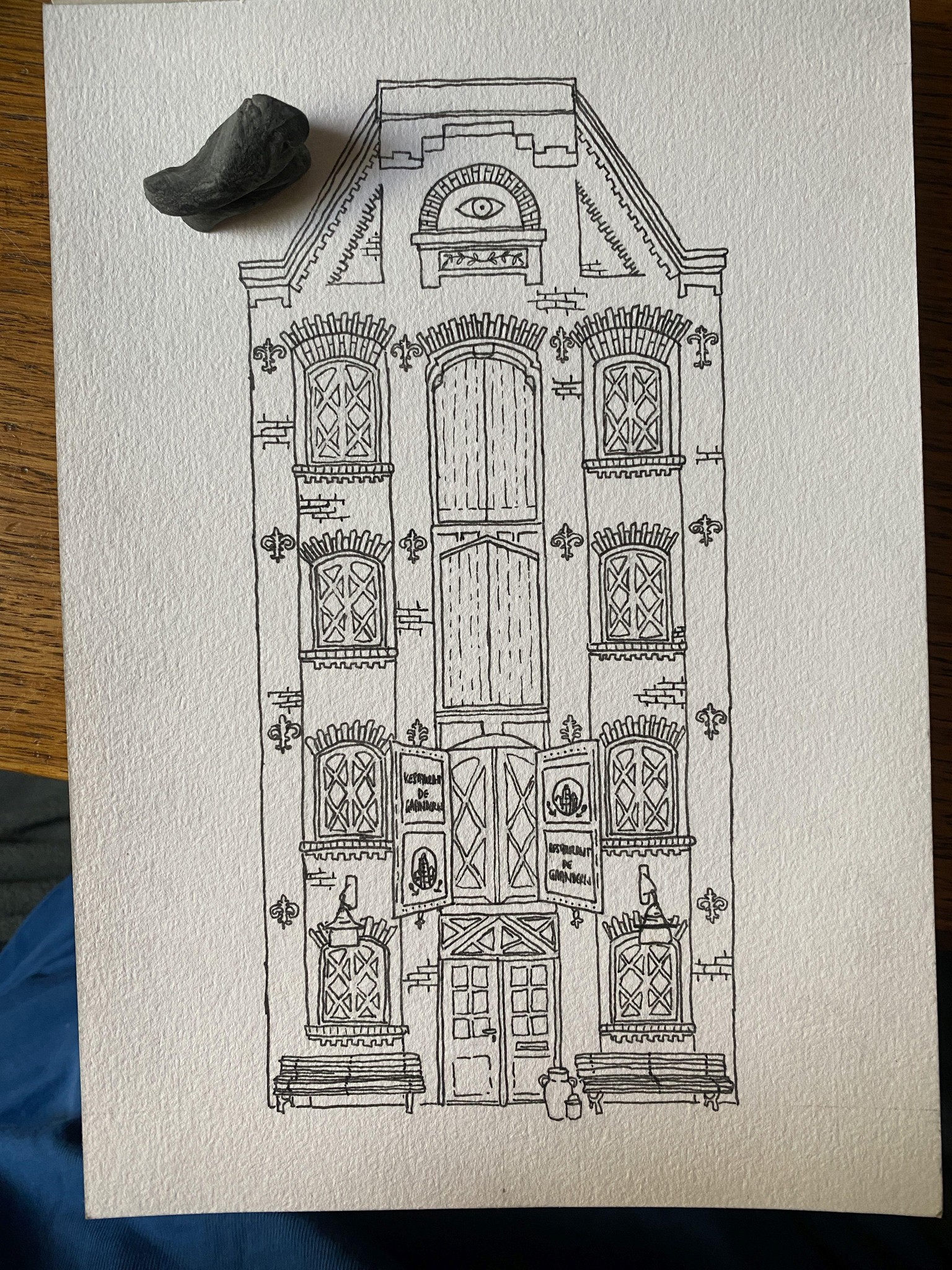 Urban Sketching: Jan Pesijnshof - image 8 - student project