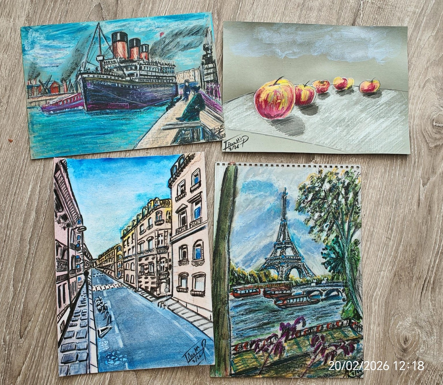 Impressionist drawing - image 1 - student project