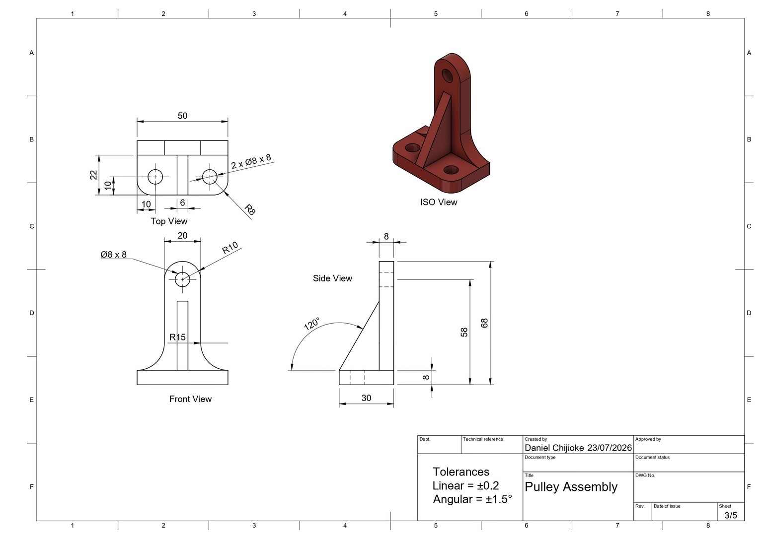 Pulley Assembly - image 8 - student project