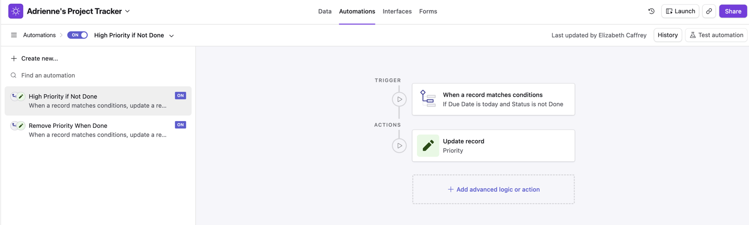 Task & Project Tracker - image 6 - student project
