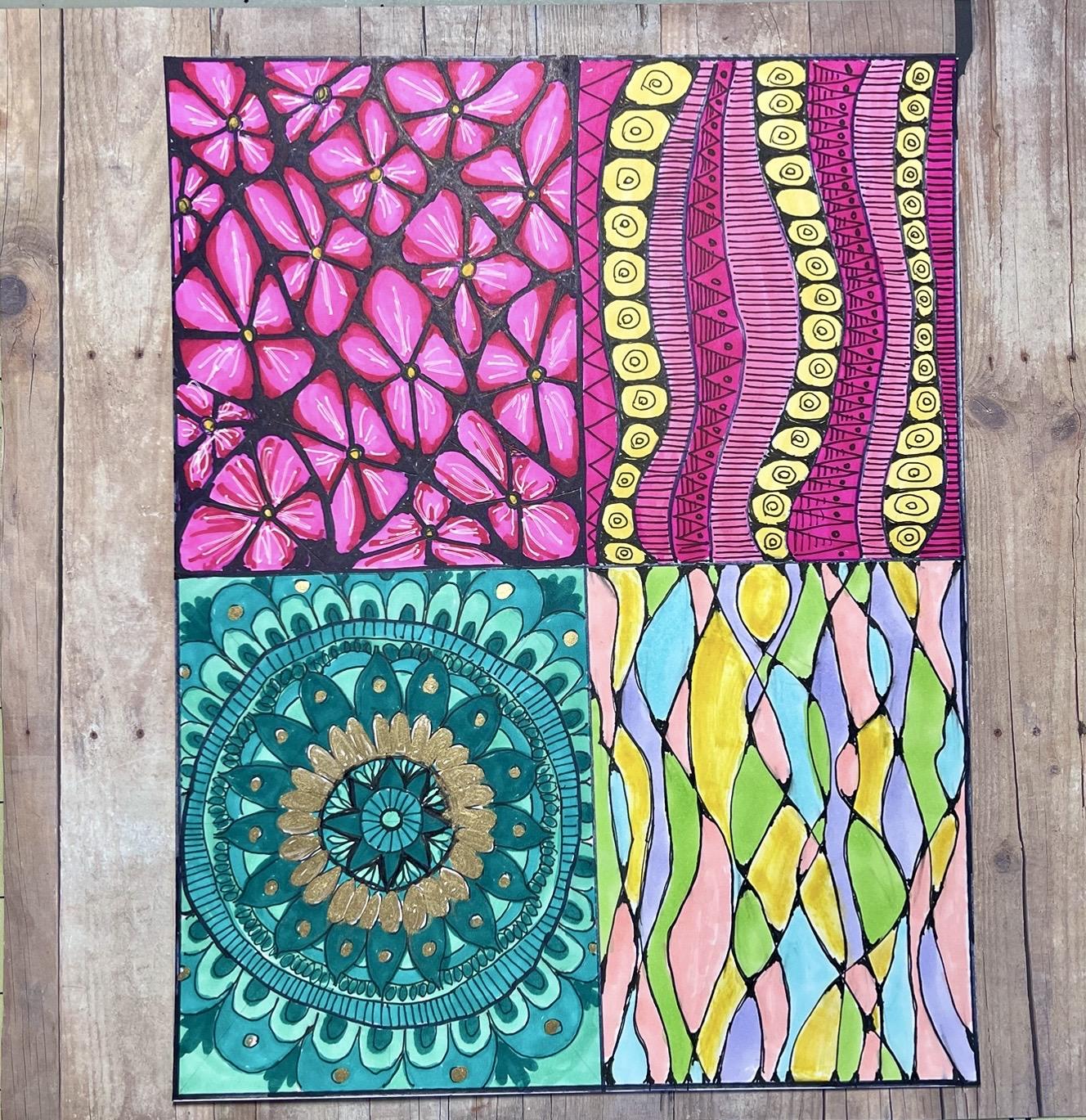 Meditative Doodling - image 2 - student project