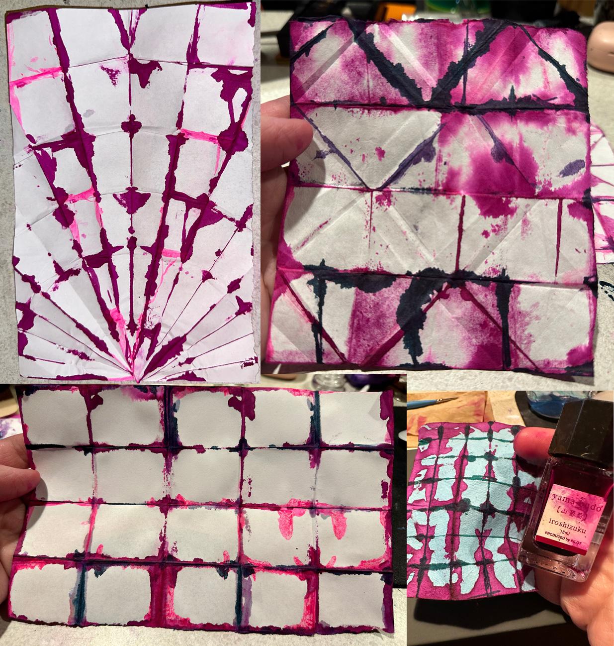 Shibori-Style Collage Papers - image 2 - student project