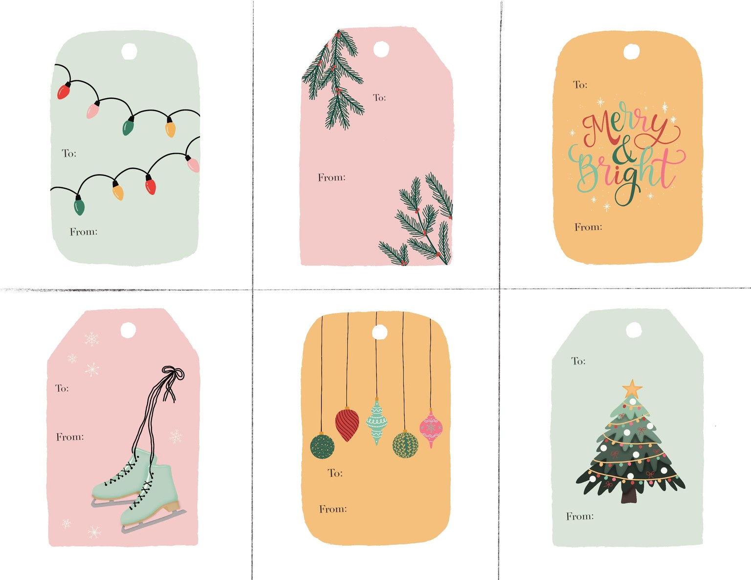 Holiday Gift Tags - image 1 - student project