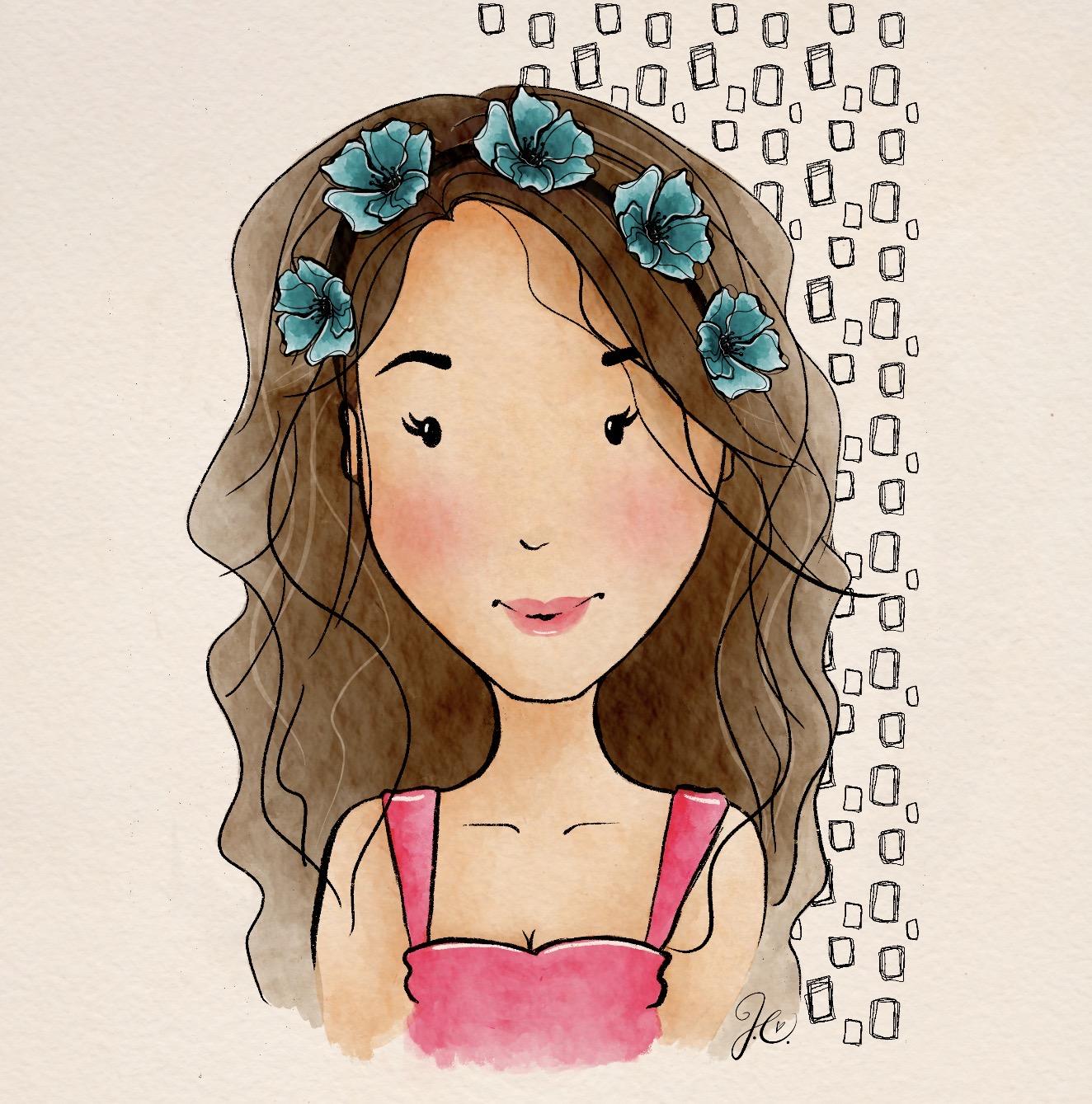 Stylized Portrait 🩵 - image 1 - student project