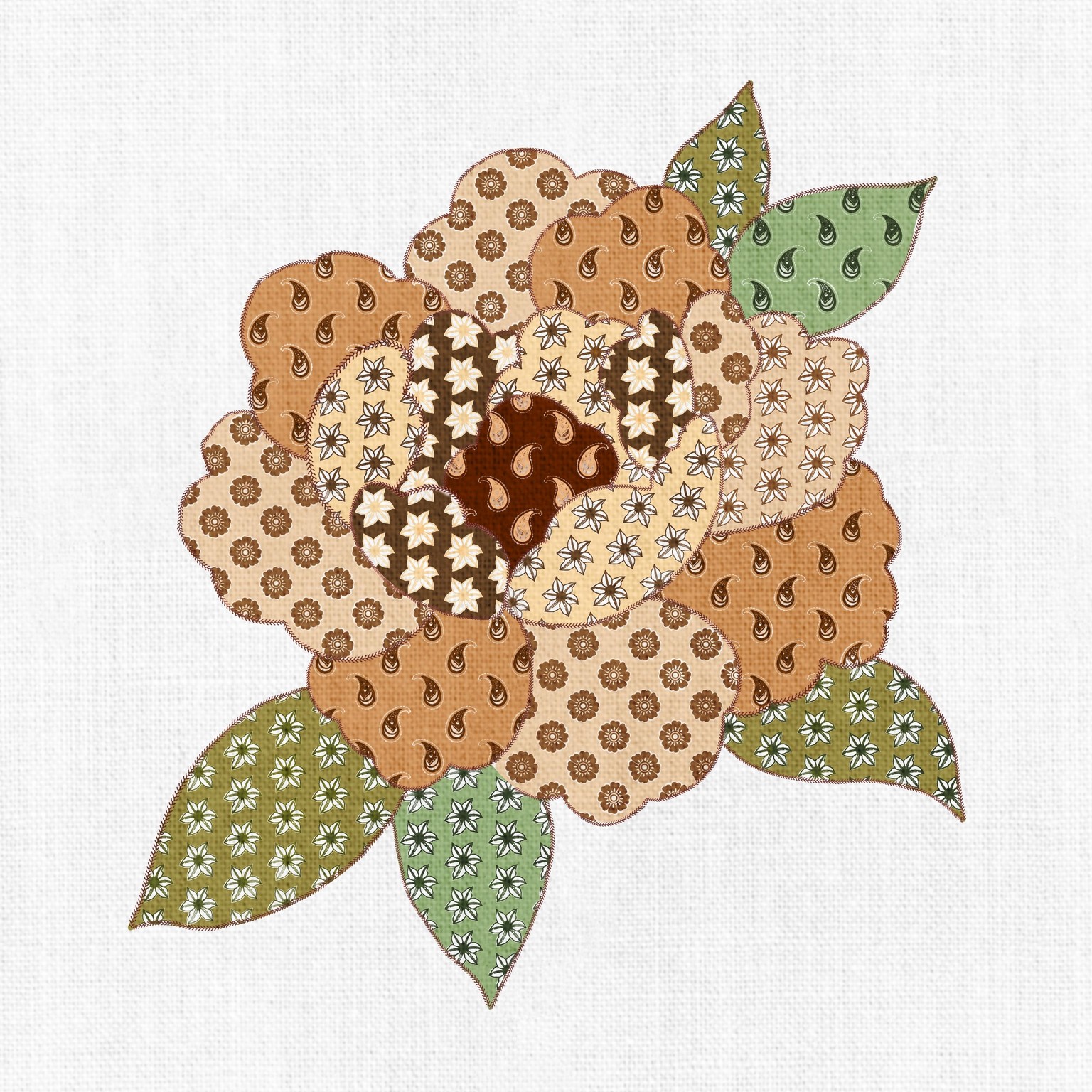 Block Print Patchwork in Procreate - image 1 - student project