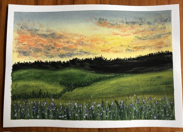 Sunset Glow and Peaceful Landscapes - image 4 - student project