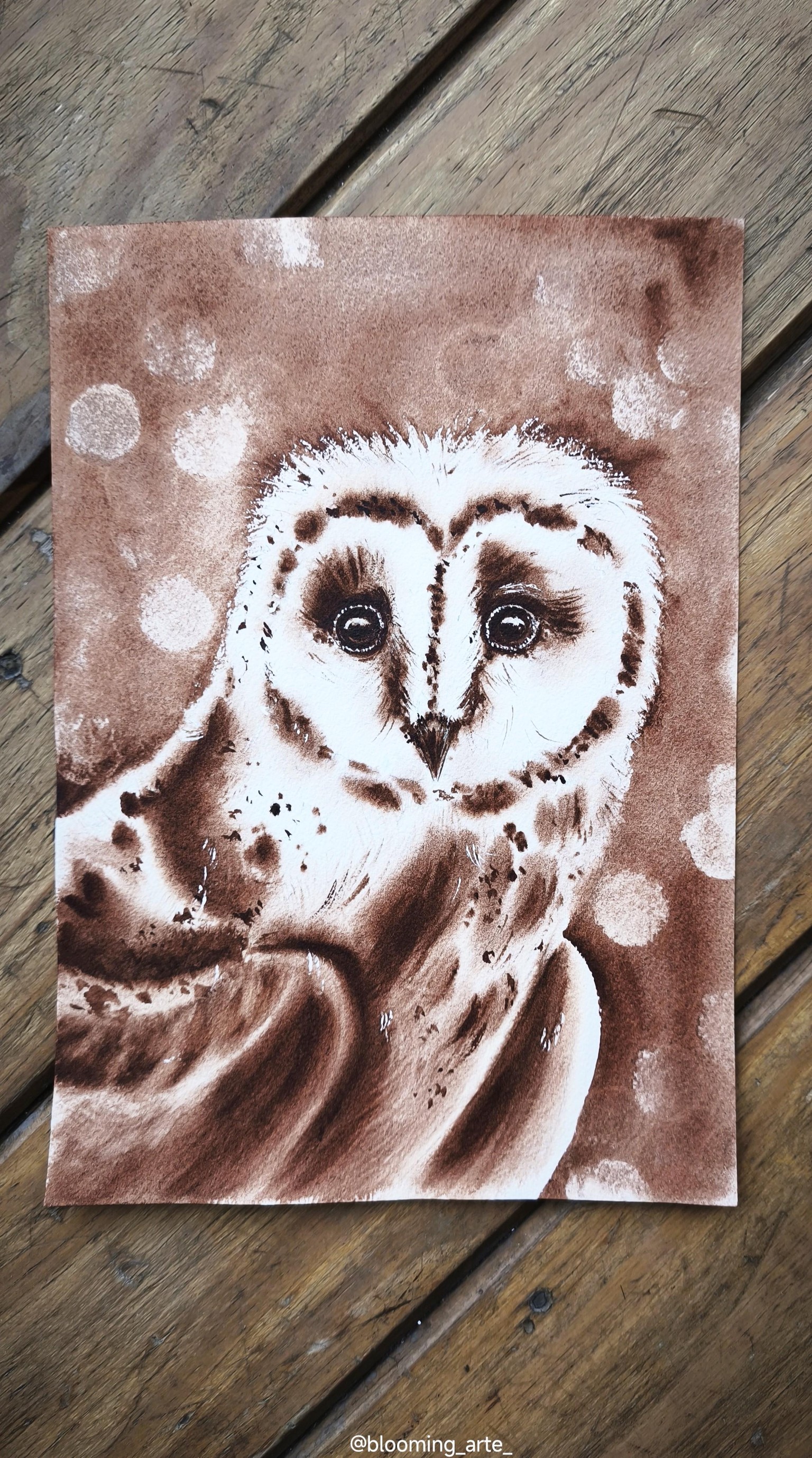 Monochrome Watercolor Birds - image 9 - student project