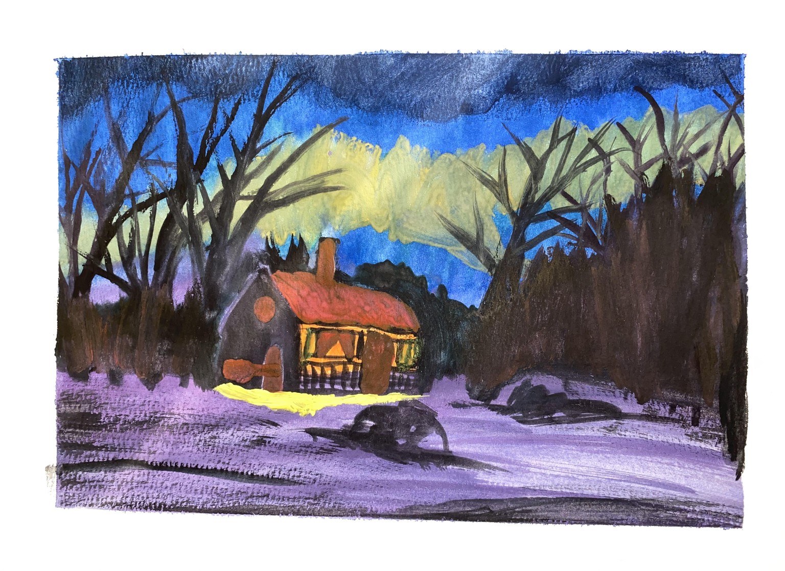 6 winter scenery ❄️ - image 1 - student project