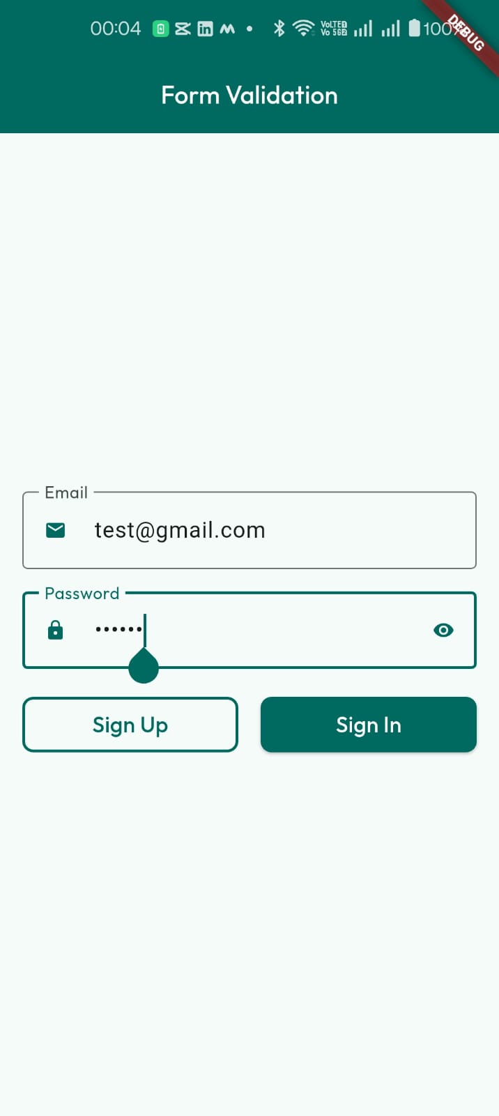 Simple Form Validation - image 2 - student project