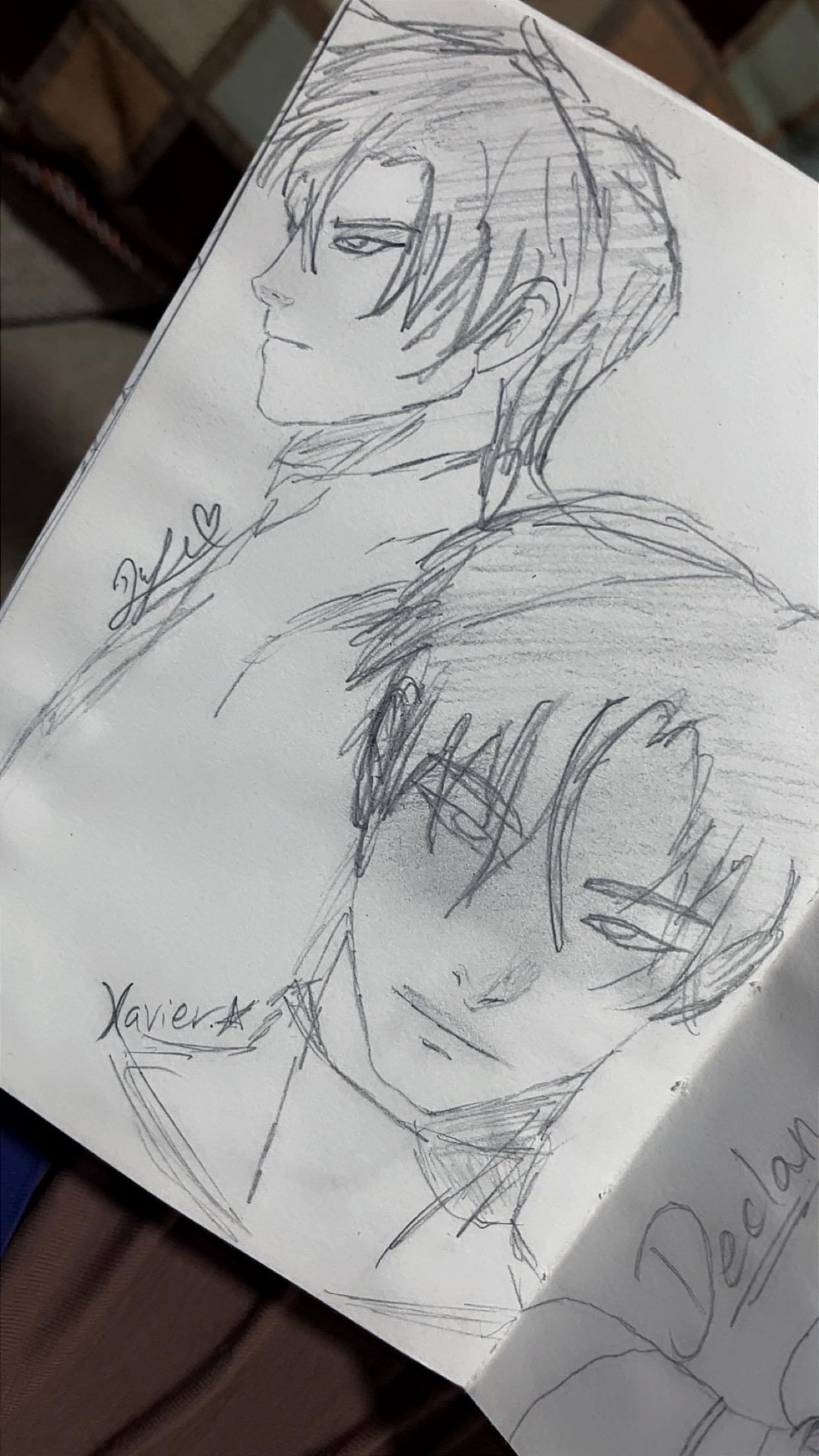 Character Design: Xavier & Declan (Grumpy x Sunshine) - image 1 - student project