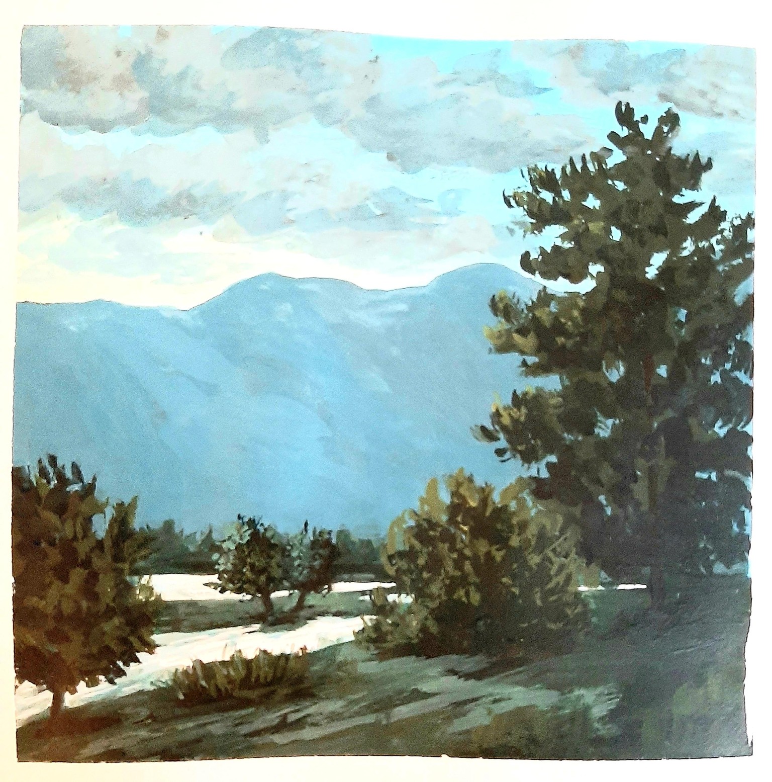 Paysages à la gouache - image 1 - student project
