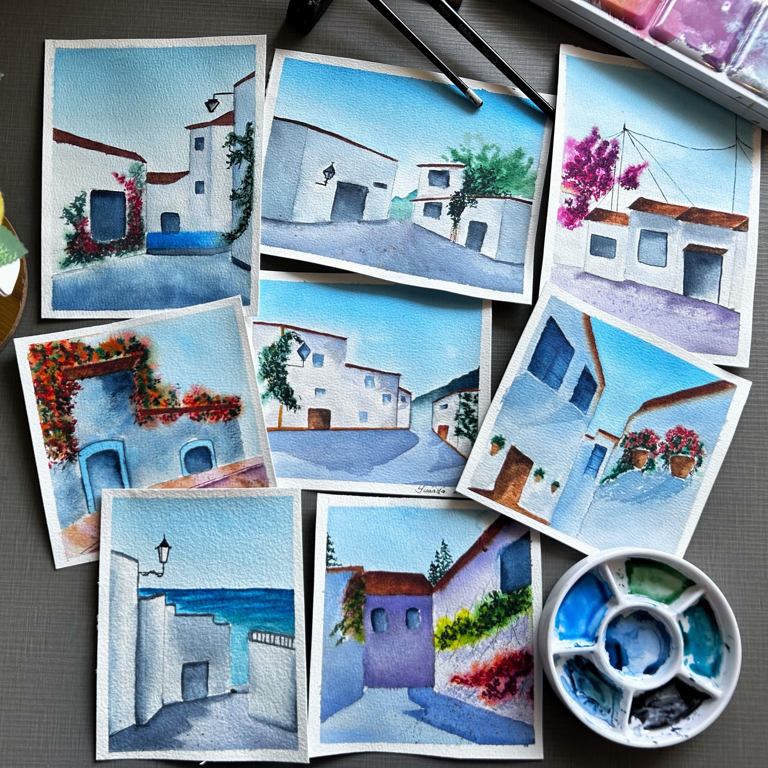 Expressive Cityscapes in Watercolor - image 3 - student project